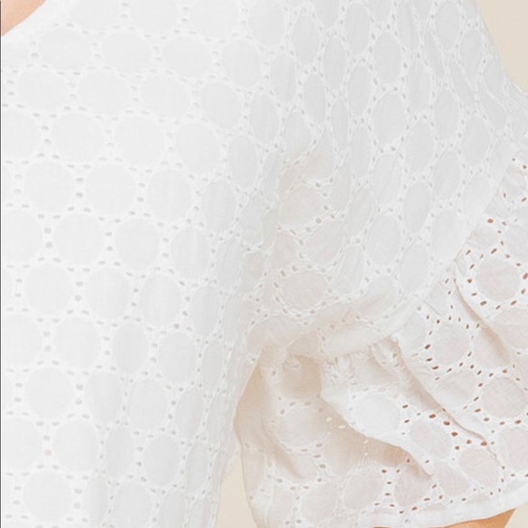 White Eyelet Lace Dress - Picture 4 of 4